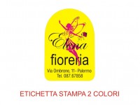 Etichette adesive per fioristi, fiorai e vivaisti (mm 35x24)   (cod.73G)